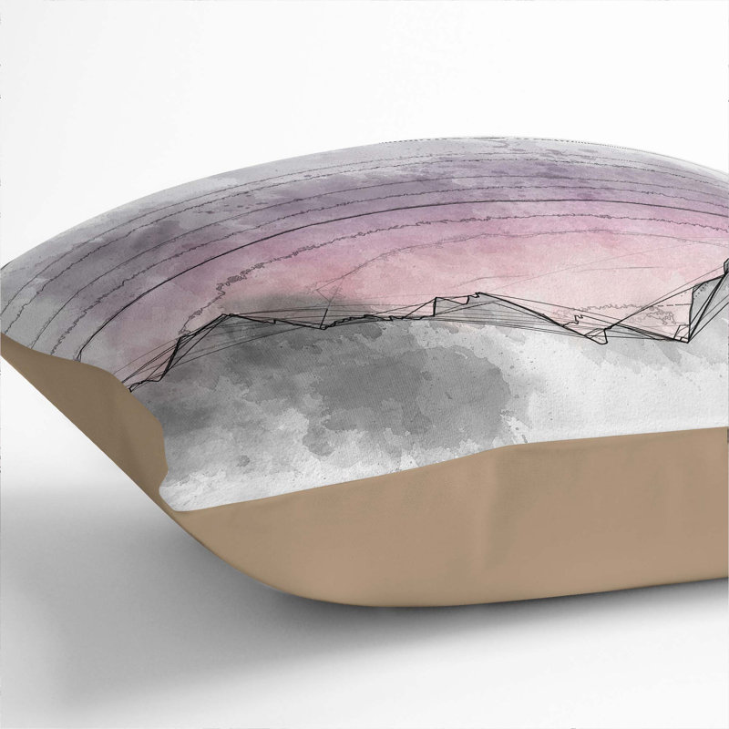 Sky at Night Cushion with Filling, 40cm H x 40cm W x 15cm D, Stone