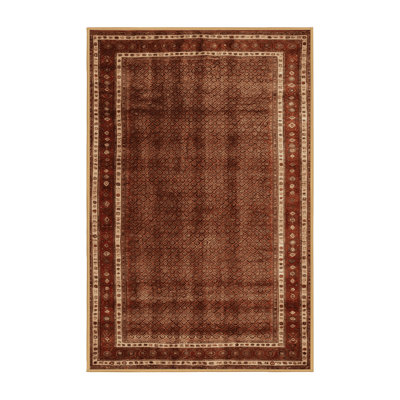 Machine Washable Persian Brown Area Rug