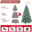 Arbre de Noël automatique bleu en PE / PVC (avec lumières / sans lumières)-34361304