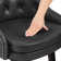 Chela Vigen Upholstered Button-Tufted Barstool with Solid Wood Frame