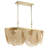 Isakson 4 - Light Dimmable Square / Rectangle Chandelier