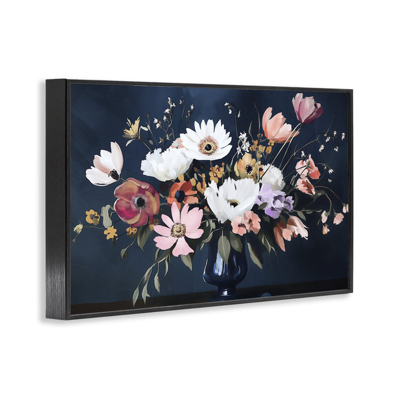 Giclée encadrée, conception par Annabelle Hall, Giclée encadrée noir minuit, H 20 po x l 30 po