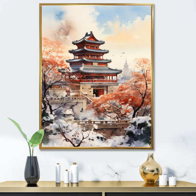 Art emblématique de Pékin, automne, sérénité I - art mural Chine