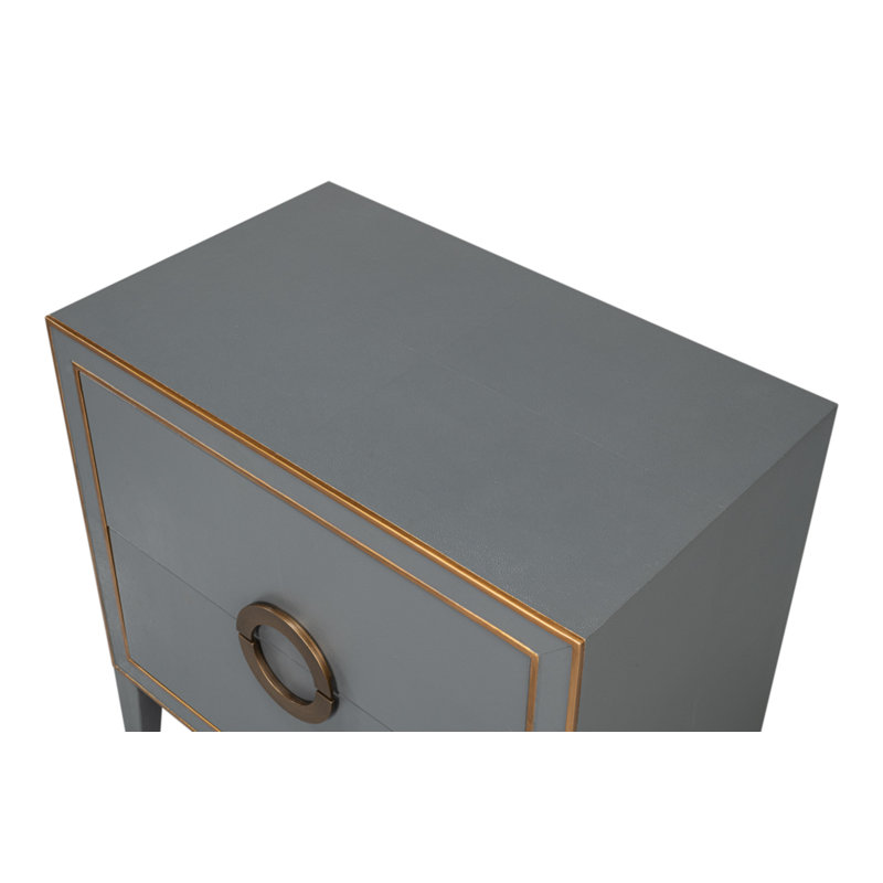 Gabriella 2 - Drawer Nightstand, Quiet Shade Gray