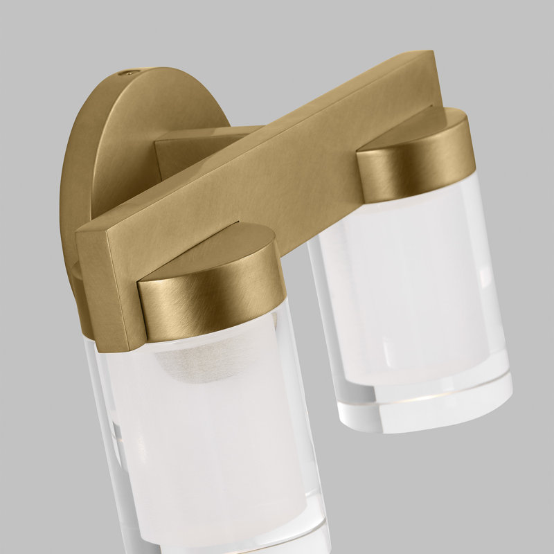 Esfera 2 - Light LED Vanity Light, Natural Brass
