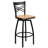 Cammie 'X'' Back Swivel Metal Barstool-105662713-105662712