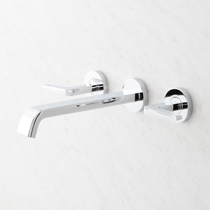 Robinet de baignoire mural Drea, Chrome