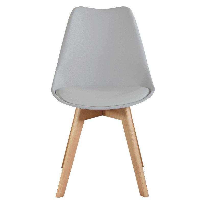 Beavercreek 45cm H Solid Wood Side Chair, Grey
