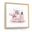 Illustration de maquillage élégant sur toile rose-695731474-695731478