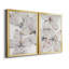 «Soft Wind Flowers I», ensemble de 2 impressions sur toile encadrées-95713654-95713643