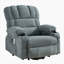 La chaise longue électrique Power Lift, adaptée aux personnes âgées, avec fonctions de chauffage et de vibration, avec USB, peut être utilisée pour s'allonger.  Bleu-1577925106