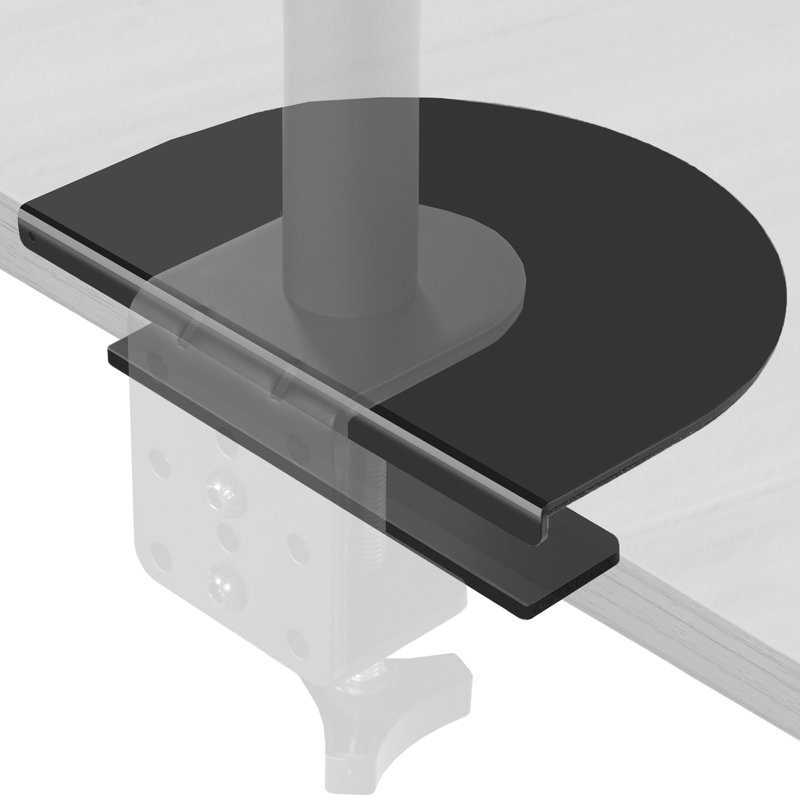 Reinforcement Bracket Plate for C-Clamp Installations Desk Mount