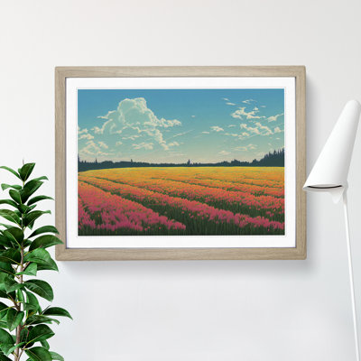 Spring Landscape Meadow Vol.7 - Single Picture Frame Print