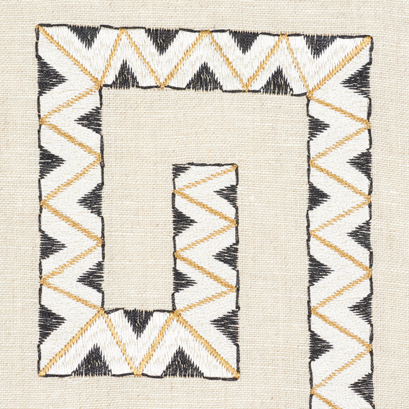 Tissu de broderie Prado, Graphite