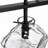 45-Inch 5-Light Chandelier with Irregular Glass