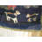 Antique American Hooked Rug Hallway Runner Wool Black