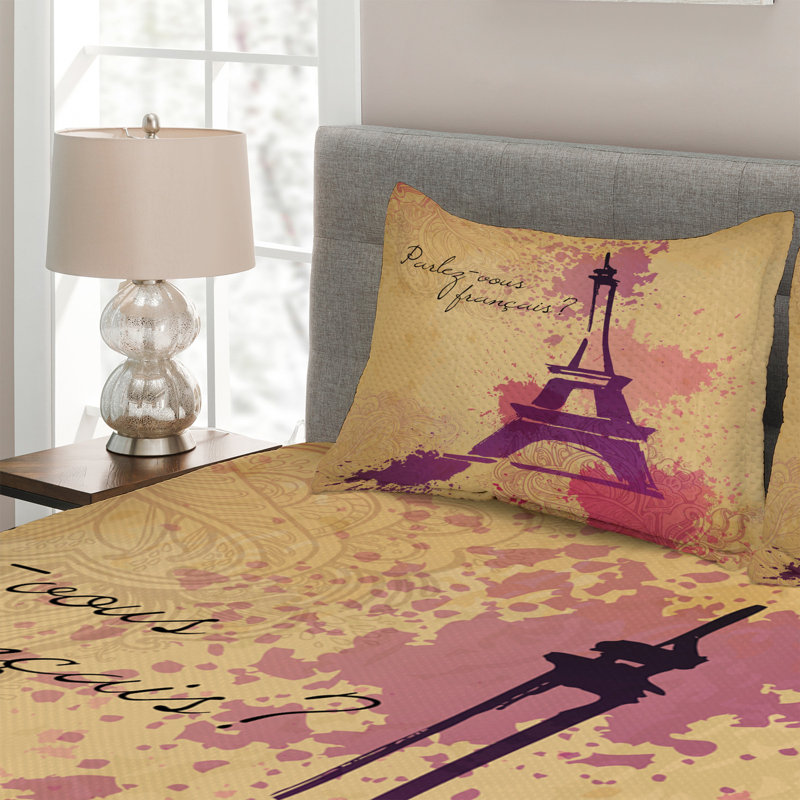 Eiffel Tower Eclectic Coverlet