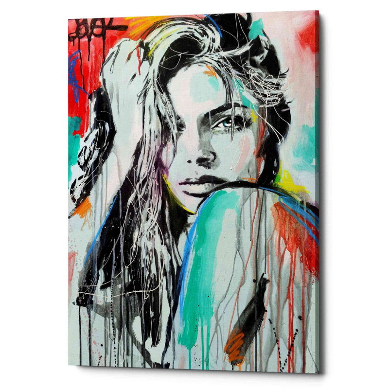 «In Spirit» par Loui Jover, art mural sur toile, H 40 po x l 26 po x P 1,25 po