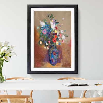 Vase of Flowers Vol.7 by Odilon Redon - Picture Frame Painting