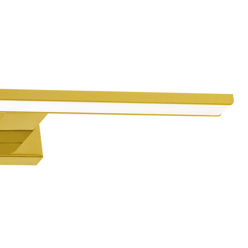 Pinto LED Wall Sconce, 4cm H x 50cm W x 14cm D, Gold