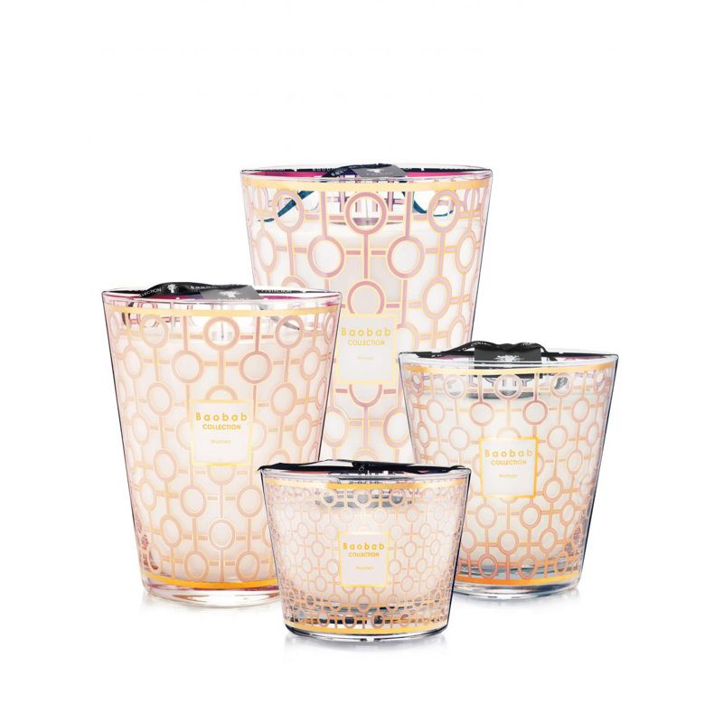 Women Candle, 13.8" H x 9.36" W x 9.36" D