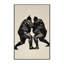 Tapis beige à motif géométrique moderne lavable à la machine Aust Sumo Wrestler-1489462157