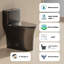 Toilette allongée une pièce 17 po-137658042