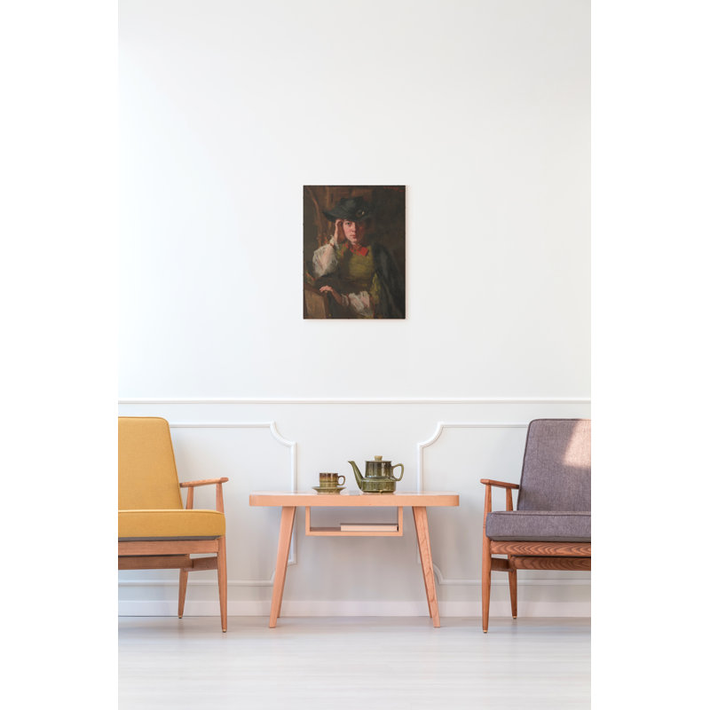 Portrait Of Lizzy Ansingh Print by Therese Schwartze