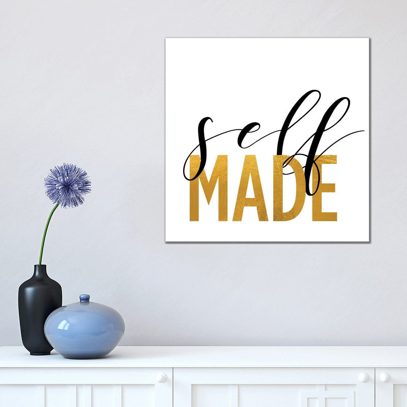 Self Made by Anna Quach - Wrapped Canvas Print, 45.72 cm H x 45.72 cm W