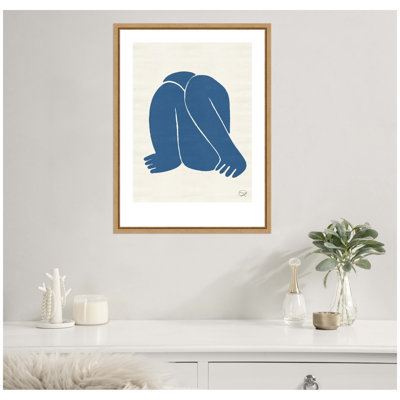 Head Down II Royal by Rocket Jack Framed Canvas Wall Art Print