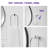5-Piece Bath Hardware Set With 24 In. Towel Rack, Towel Bar Toilet Paper Holder Towel Ring Towel Hook In Polished Chrome-116791201