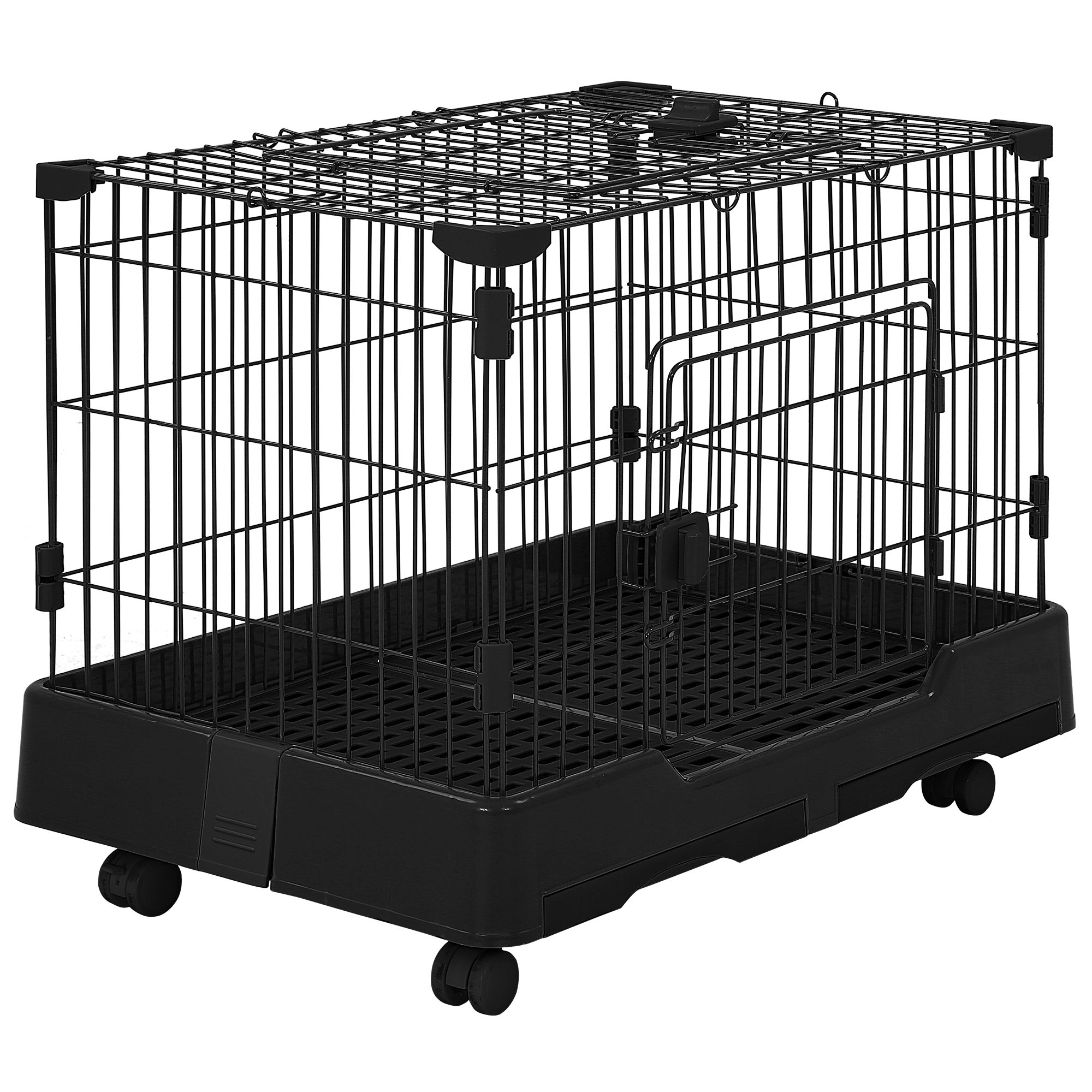 Tucker Murphy Pet™ Cat Cage Cat Crate Kennel Cat Playpen Two Door Cat ...