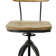 Fabron Swivel Counter Stool with Metal Frame