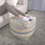 Western Handcrafted Fabric Pouf, Ottoman, Pouf, Small Ottoman, Foot Stool, Square Ottoman