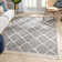 Loop-De-Loop Geometric Synthetic Area Rug