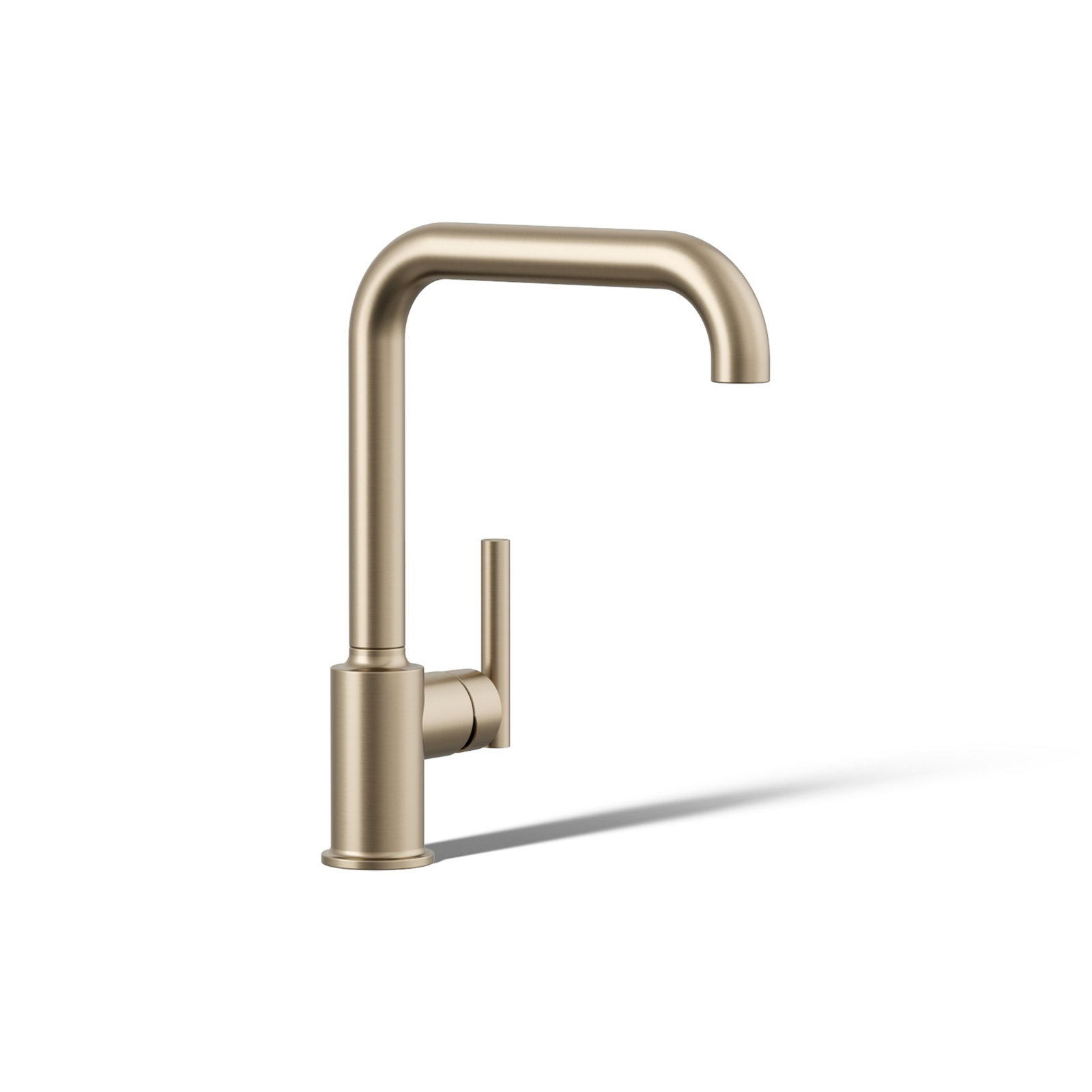 Purist Single-Hole Kitchen Sink Faucet with 8" Spout, Vibrant Brushed Bronze