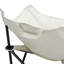 2 chaises de camping d'extérieur pliables / portatives, sac de transport, beige-1817815952