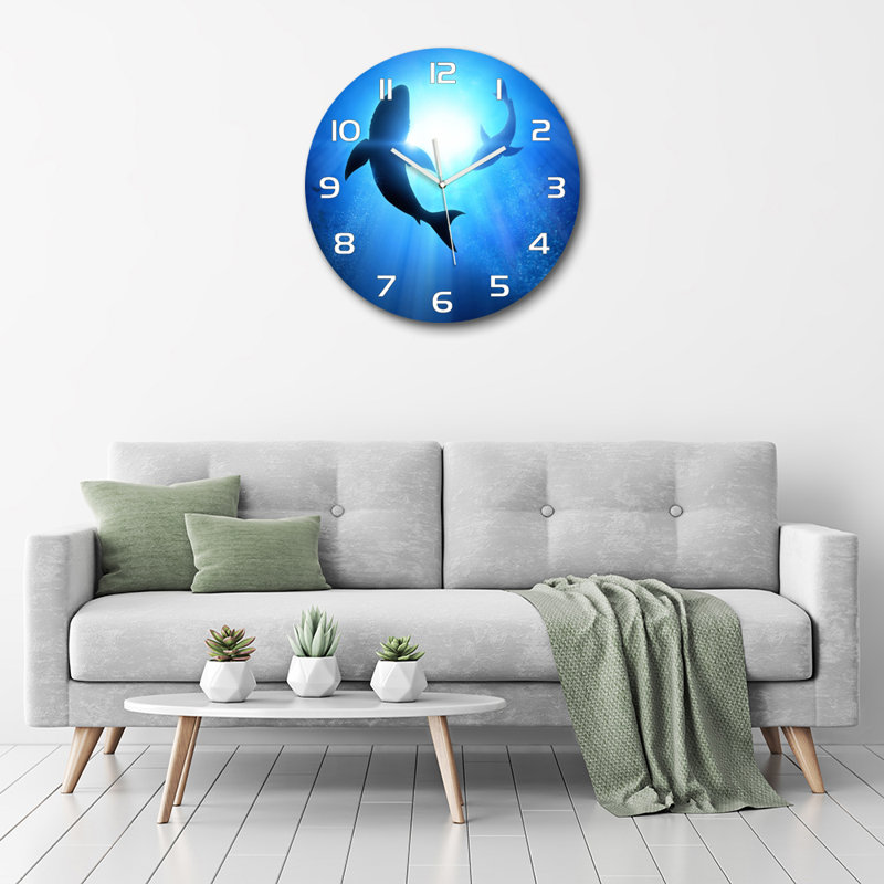 Josmel Glass Wall Clock