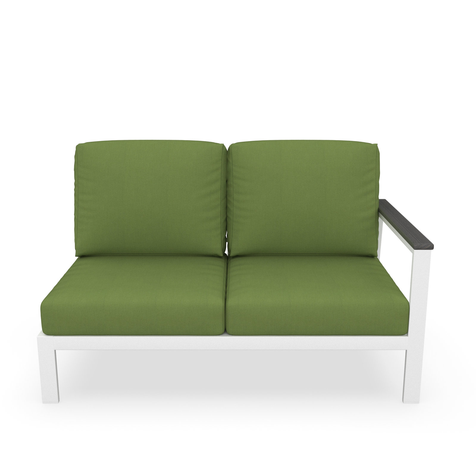 Townsend 55" Sunbrella® Patio Sectional, Right Hand Facing, Spectrum Cilantro