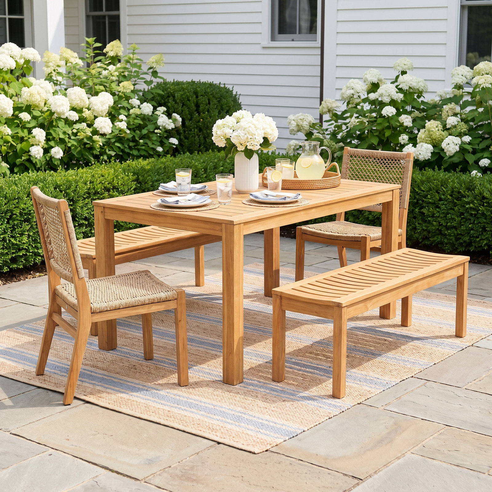 Teak Patio Dining Set