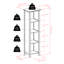 Commode de rangement 4 tiroirs Eleia-1893460697