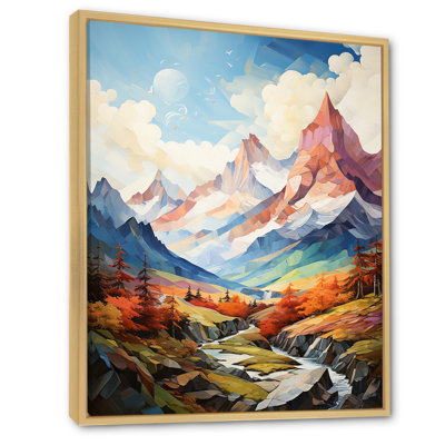 Batasi " Mountains Sharp Summer Peaks II "