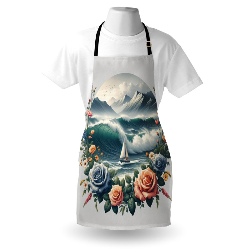 No Pattern Bib Apron
