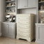 Commode 5 tiroirs en bois massif H 47,2 po Breitkoff-69654205