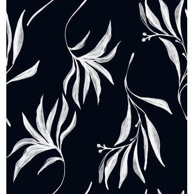 Rouleau de papier peint L 33 pi x l 20,5 po Yuki Osada Painterly Branches