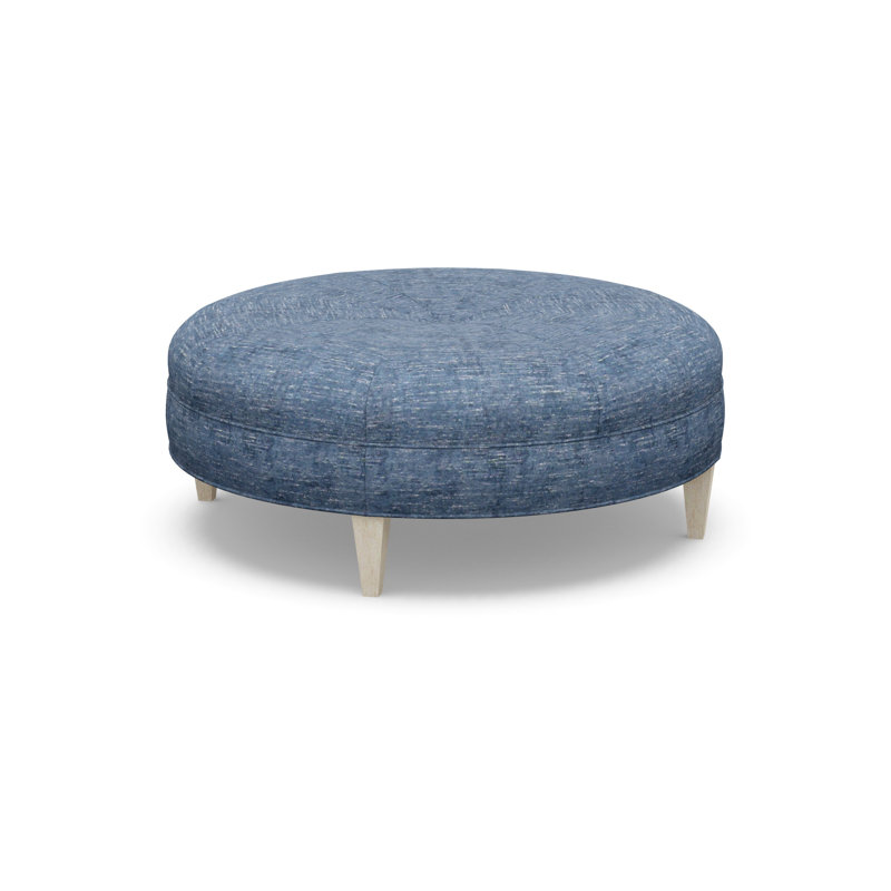 Round Ottoman, 9637-51, Sandstone