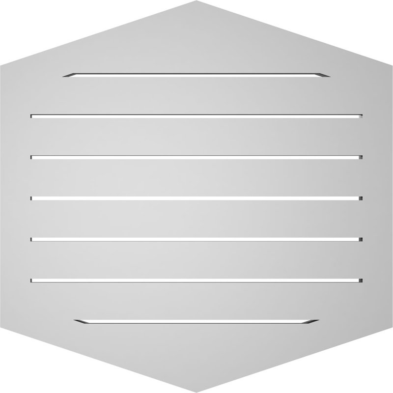 Pente verticale verticale en uréthane 4 pi, H 26 po x l 26 po x P 1,5 po