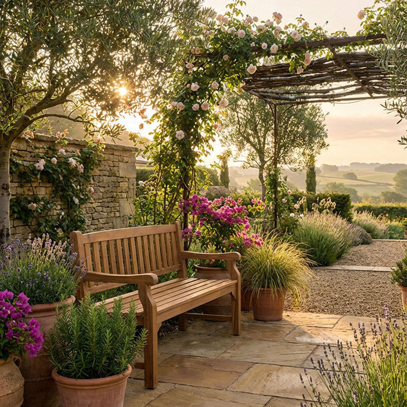 Taranda Outdoor Bench, 90cm H x 150cm W x 59cm D