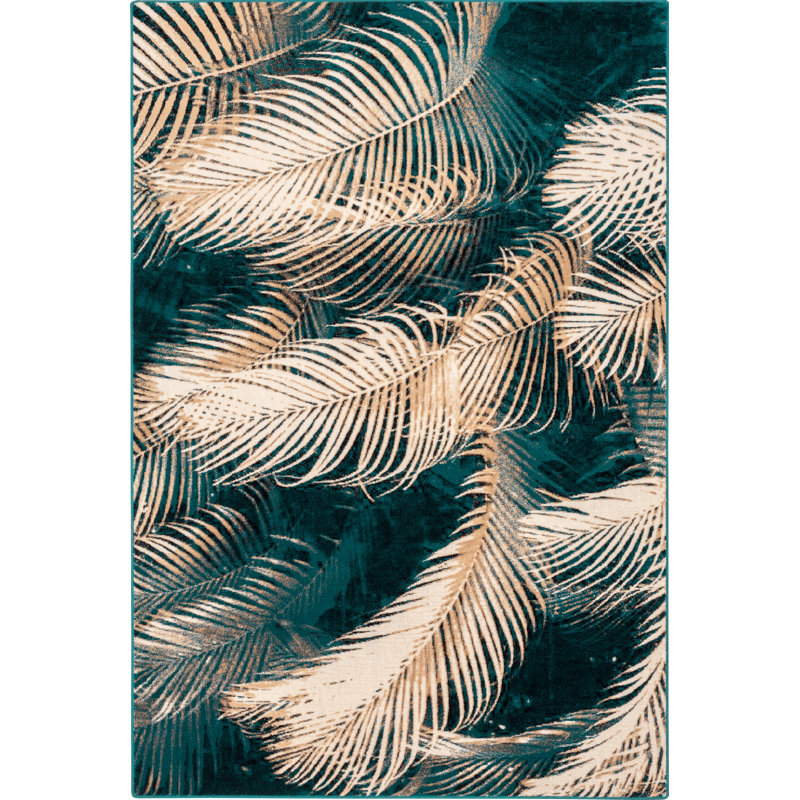 Floral Area Rug, Rectangle 133 x 180cm
