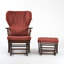 Chaise berçante et repose-pieds Azariyah Konfor-709691559-745961577
